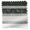 Splash Calcutta Oscurante Righe Bianco Nero Tende a rullo Immagine campione
