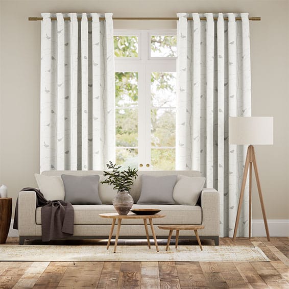 Tendaggi Uccellini Grigio