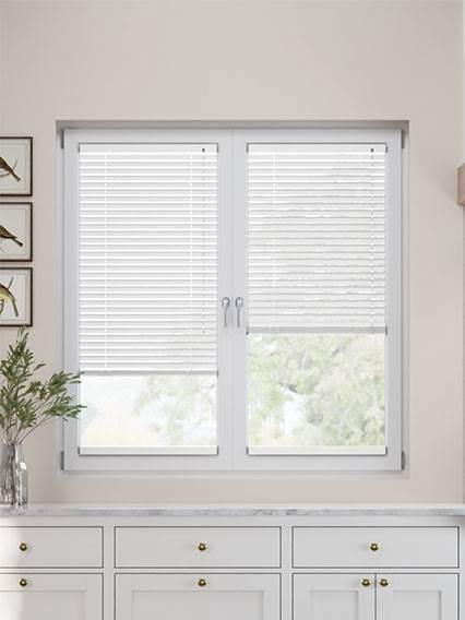 A Vetro Facile Atelier Bianco Gloss A Vetro Facile Veneziane in Alluminio anteprima immagine