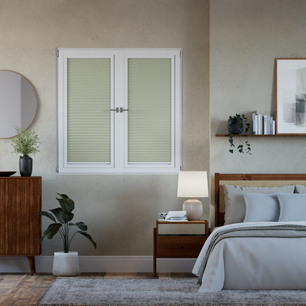 Tenda Plissé A Vetro Facile 100% Oscurante Grigio