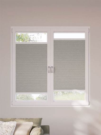 Plissé A Vetro Facile Filtrante Grigio Gainsboro  Stick2Fit Pleated anteprima immagine