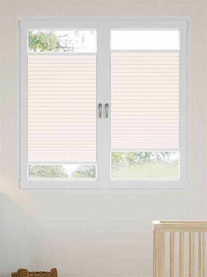 Plissé A Vetro Facile Filtrante Beige Chiaro Stick2Fit Pleated anteprima immagine