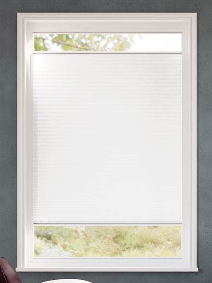 Plissé A Vetro Facile Oscurante Max Bianco Cotone Stick2Fit Pleated anteprima immagine