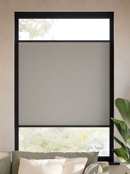 Plissé A Vetro Facile Oscurante Grigio Gainsboro Stick2Fit Pleated anteprima immagine