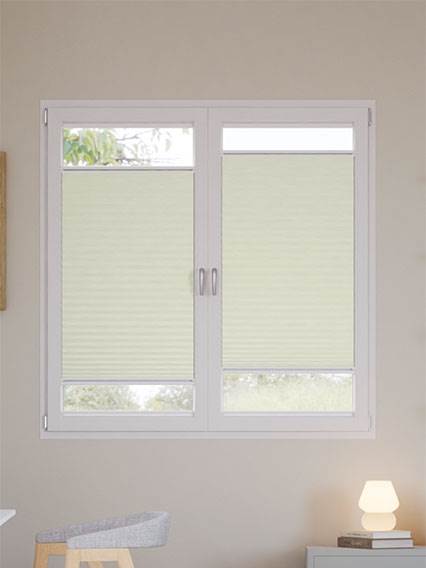 Plissé A Vetro Oscurante Lime Stick2Fit Pleated anteprima immagine