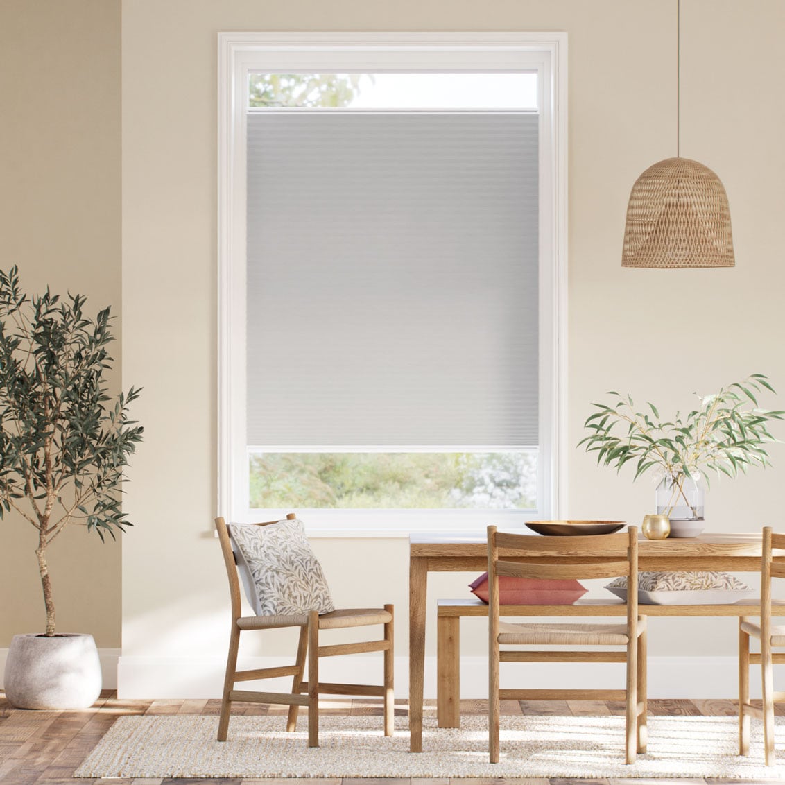 Tenda Plissé A Vetro Facile Oscurante Piuma