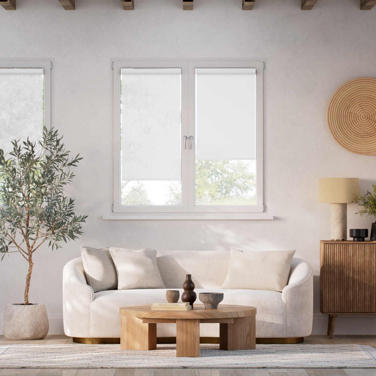 Tenda A Vetro Facile Voile Serenity Bianco