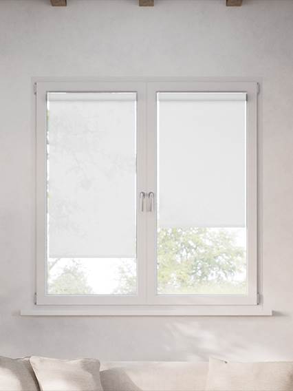 A Vetro Facile Voile Serenity Bianco A Vetro Facile Rullo anteprima immagine