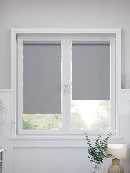 A Vetro Facile Siviglia Oscurante Grigio Blu A Vetro Facile Rullo anteprima immagine