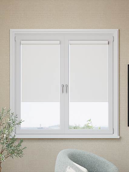 A Vetro Facile Siviglia Oscurante Bianco A Vetro Facile Rullo anteprima immagine