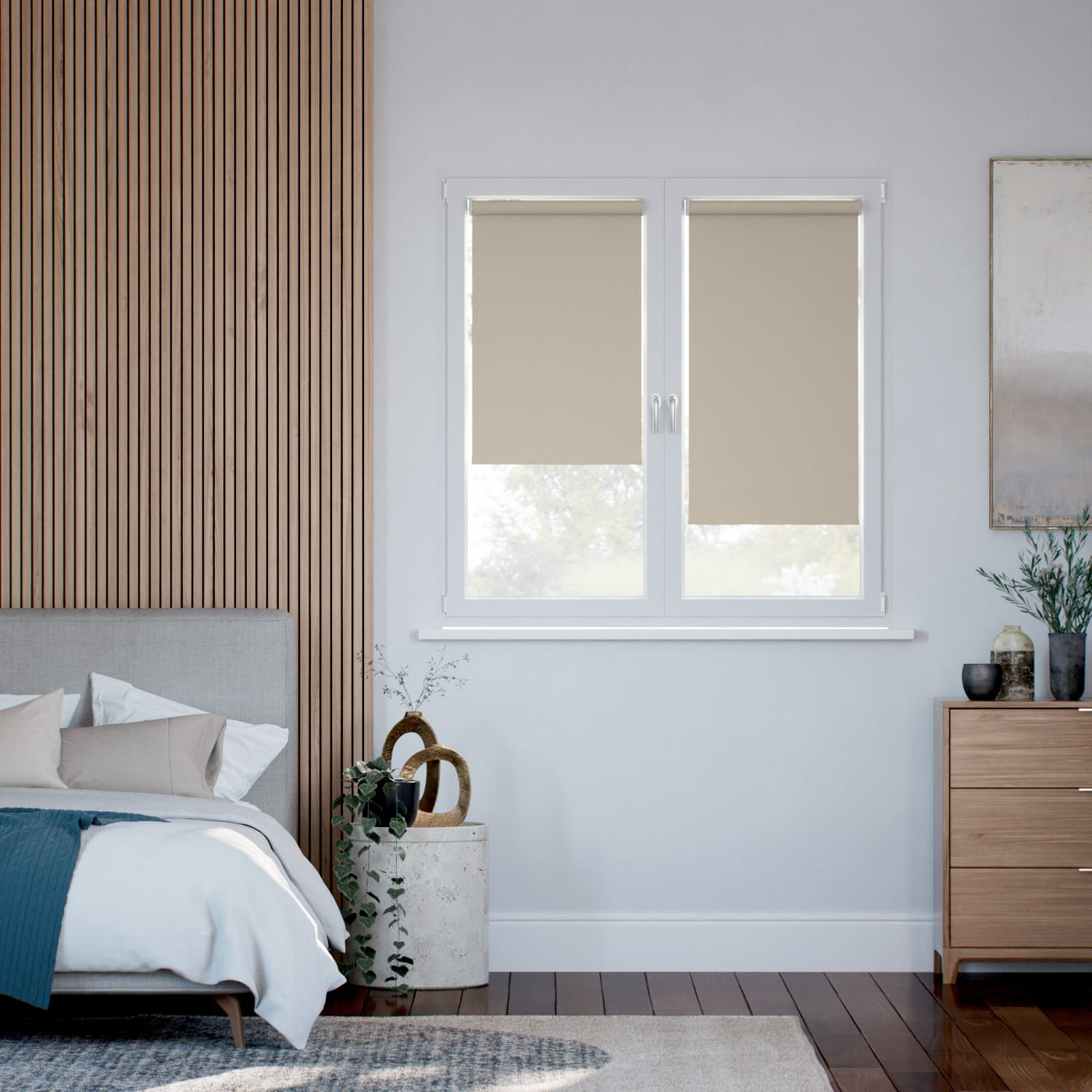 Tenda A Vetro Facile Siviglia Oscurante Sabbia