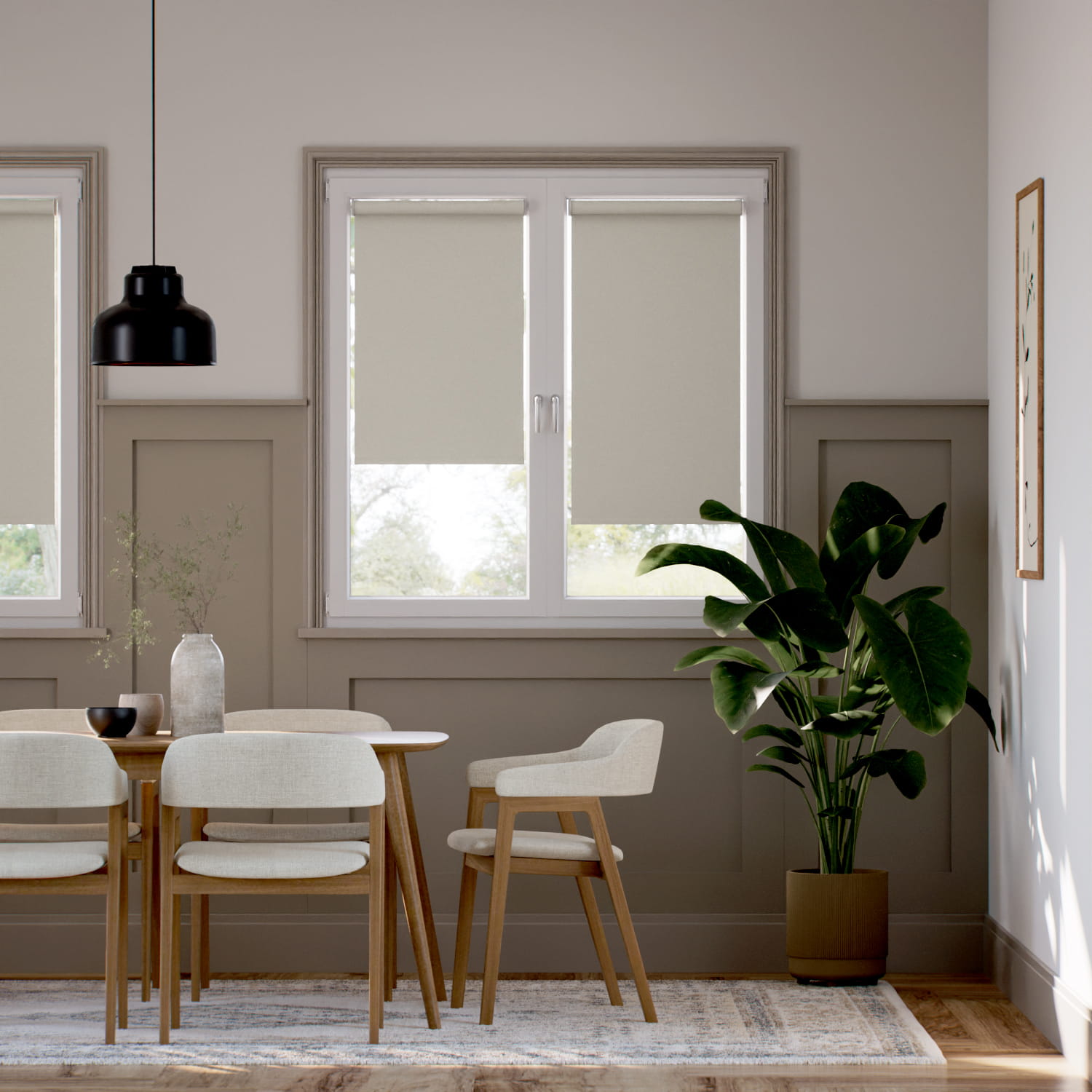 Tenda A Vetro Facile Siviglia Oscurante Pietra