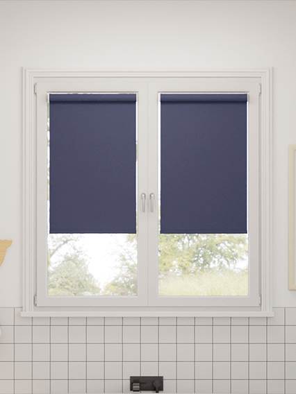 A Vetro Facile Siviglia Oscurante Blu Reale A Vetro Facile Rullo anteprima immagine