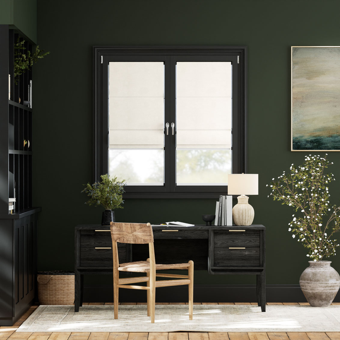 Tenda a Pacchetto  A Vetro Facile Cavendish Pembroke Crema 