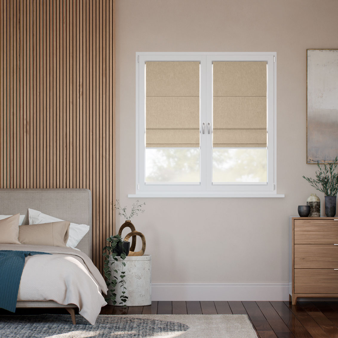 Tenda a Pacchetto  A Vetro Facile Cavendish Avena  