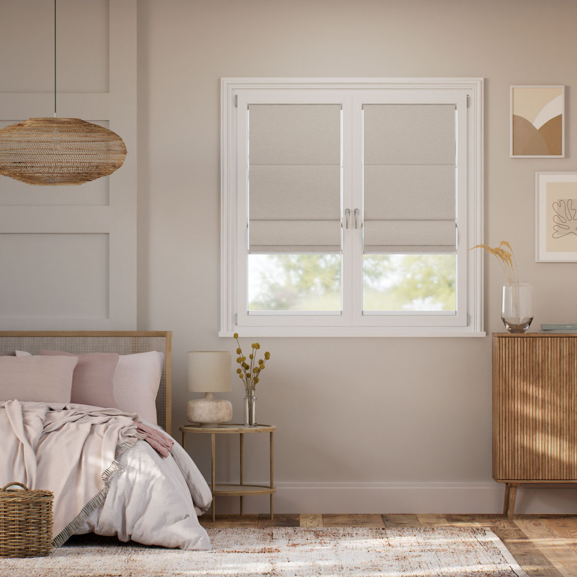 Tenda a Pacchetto  A Vetro Facile Cavendish Champagne 