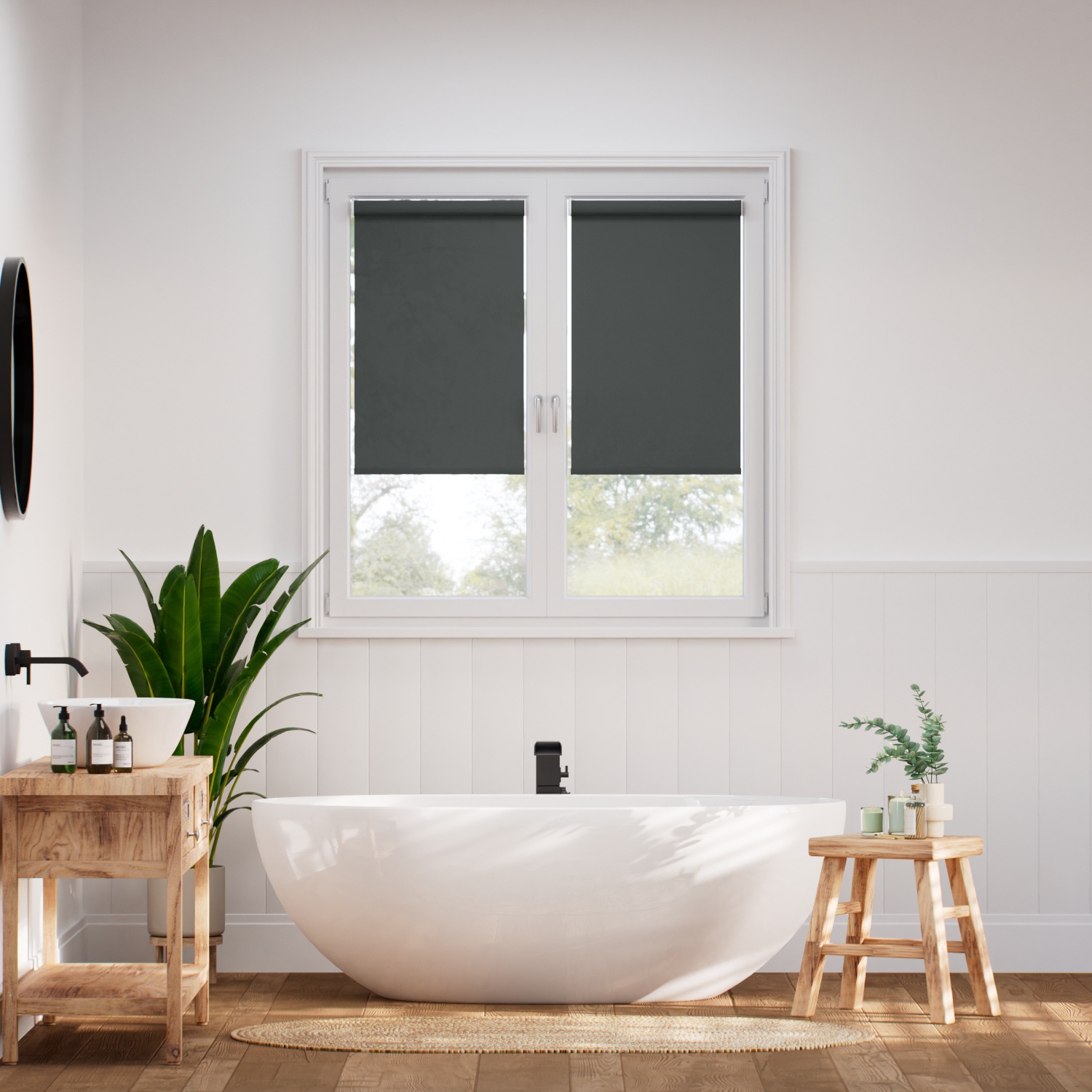 Tenda A Vetro Facile Valencia Grigio Intenso