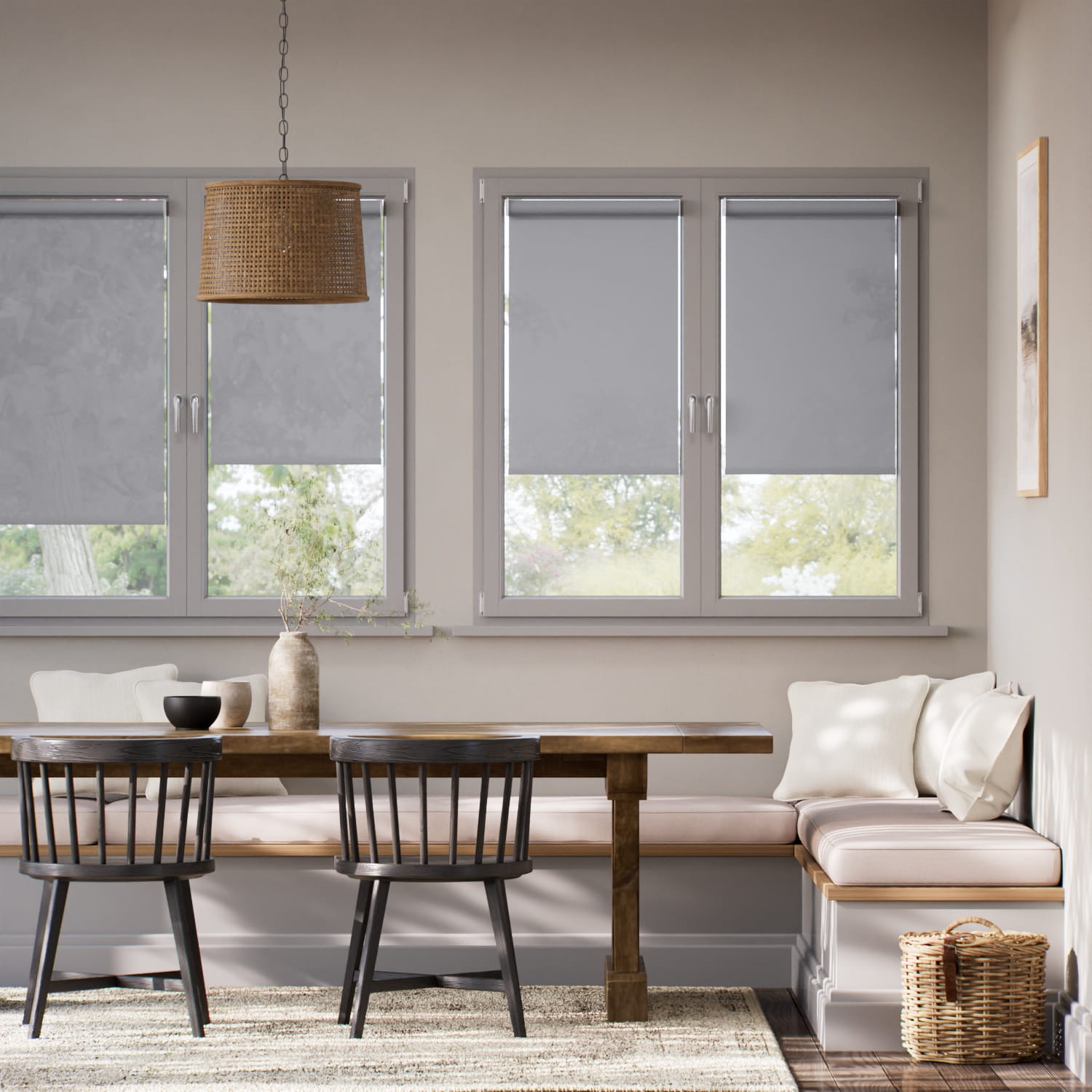 Tenda A Vetro Facile Valencia Grigio Mare