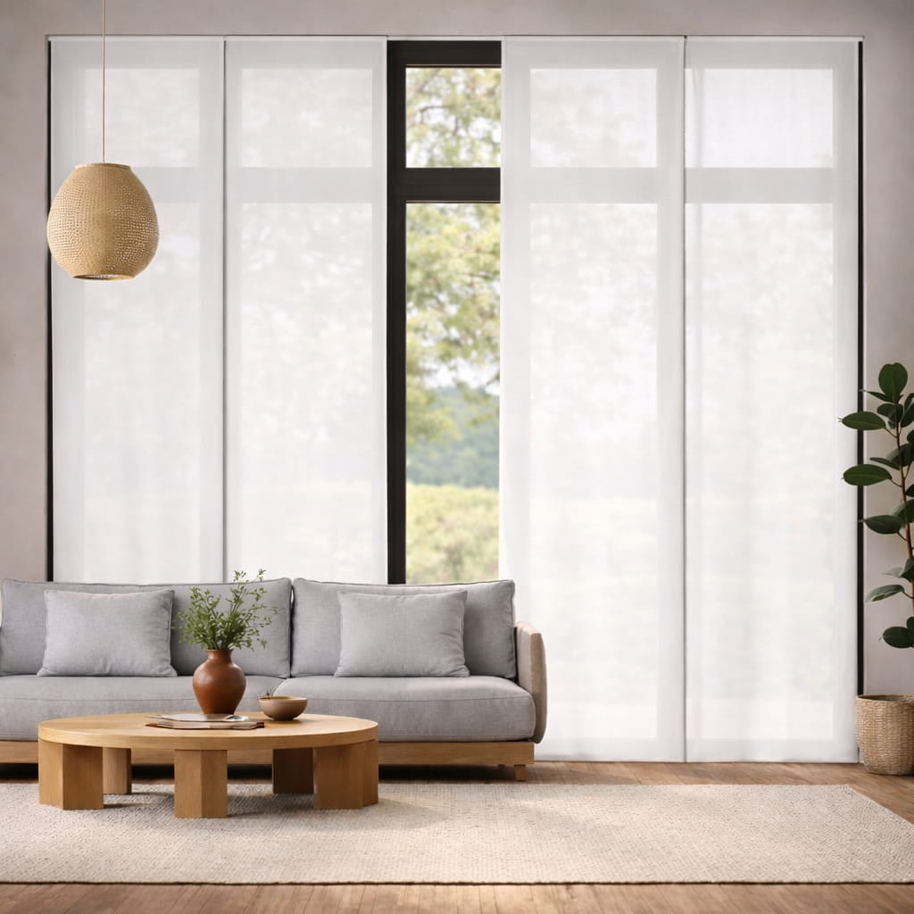 Tenda A Pannello  Voile Neve