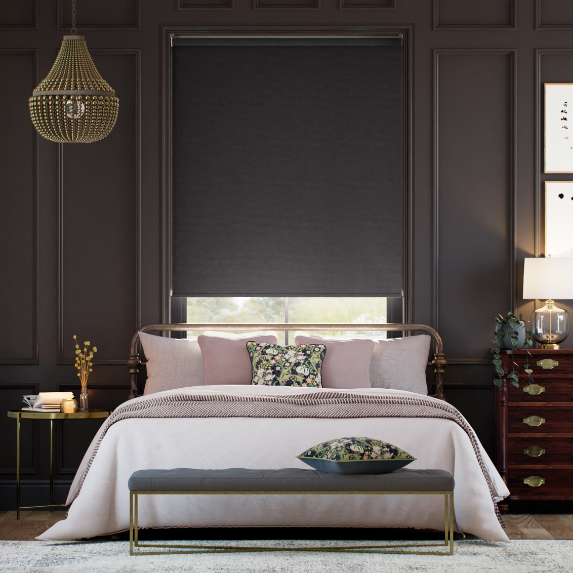 Tenda A Rullo Alma Oscurante Carbone