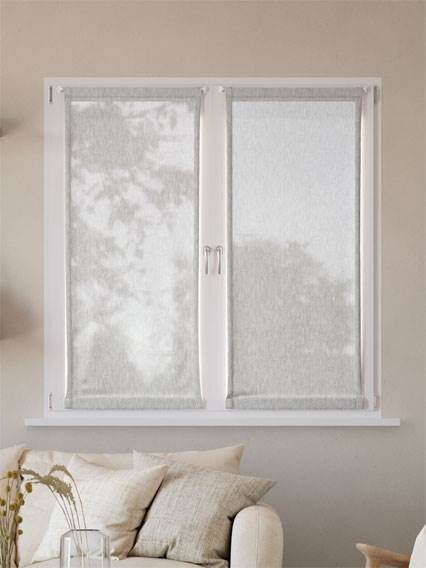 Voile Fumé  Cafe Curtain anteprima immagine