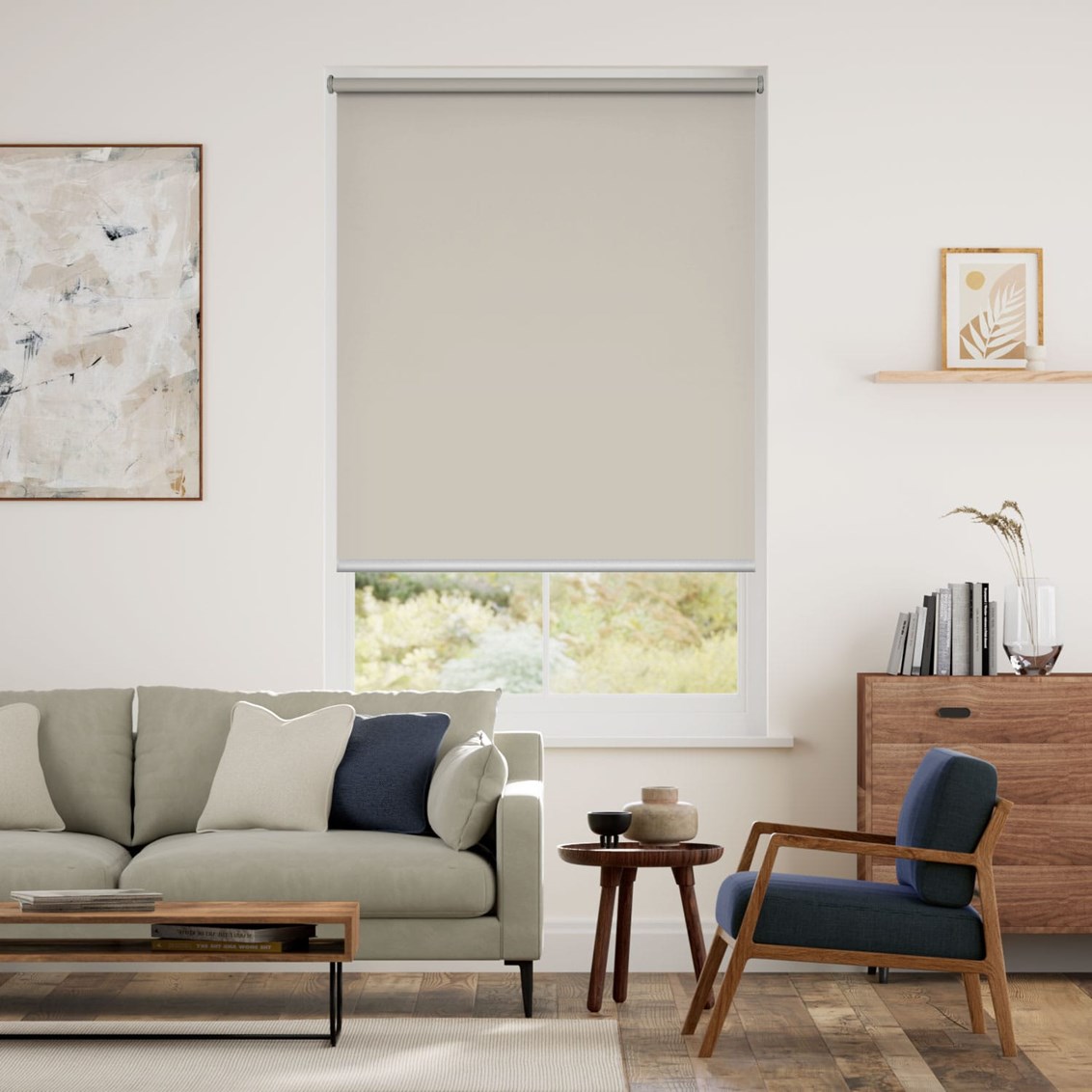 Tenda a rullo Titan Oscurante Tortora Motorizzata SmartView