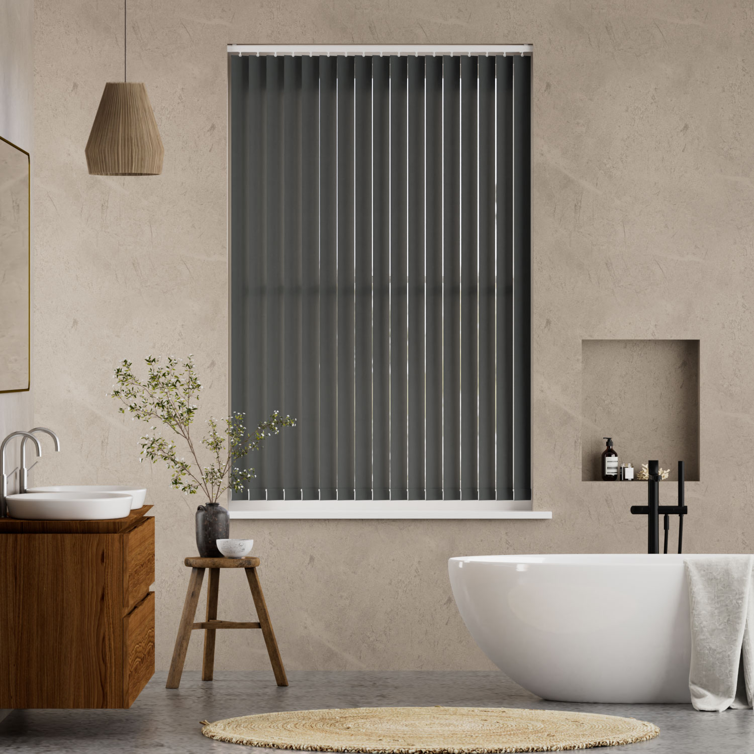 Tenda Verticale  Toledo Grigio Metallo