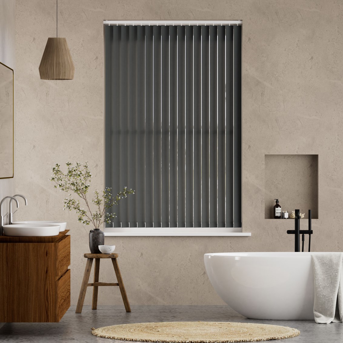 Tenda Verticale  Toledo Grigio Metallo
