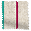 Righe Twill Lino Multicolor Tende a pacchetto Immagine campione