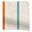 Choices Righe Twill Lino Mediterraneo Tende a rullo Immagine campione