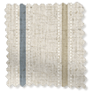 Righe Twill Lino Blu Tende a pacchetto Immagine campione