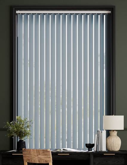 Valencia Grigio Azzurro Vertical Blind anteprima immagine