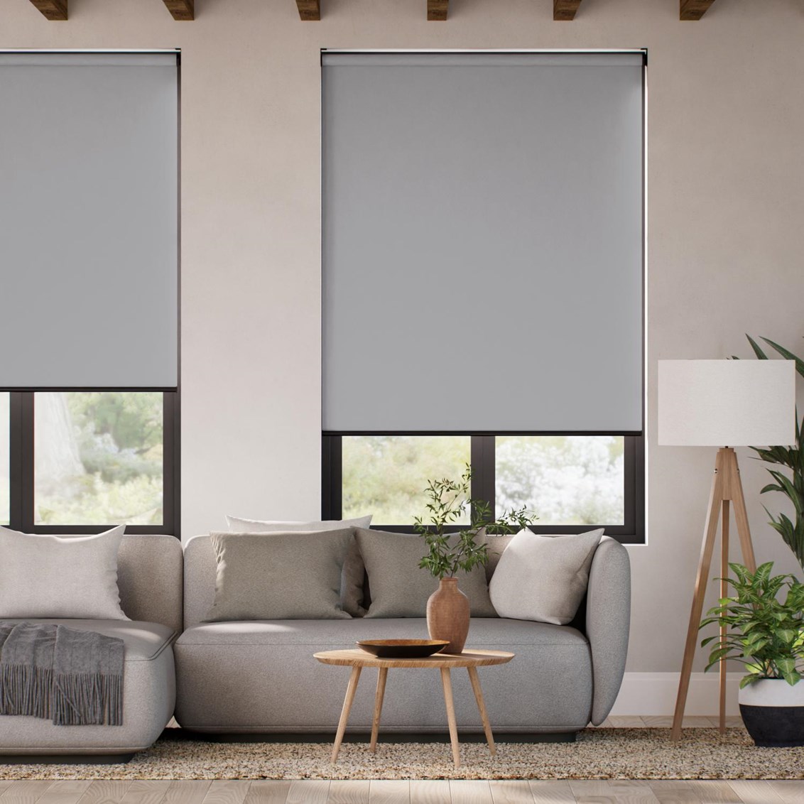 Tenda A Rullo Valencia Premium Grigio Pallido