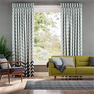 Zig Zag Blu Tendaggi anteprima immagine