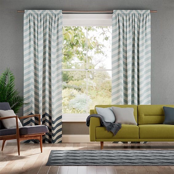 Tendaggi Zig Zag Blu