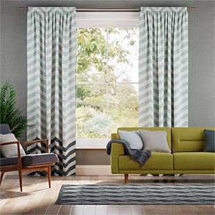 Zig Zag Blu Tendaggi anteprima immagine