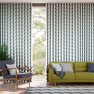 Zig Zag Blu Tendaggi anteprima immagine