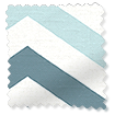Zig Zag Blu Tende a pacchetto Immagine campione