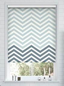 Zig Zag Blu Tende a rullo anteprima immagine