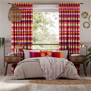 Acquerello Righe Tramonto Tendaggi anteprima immagine