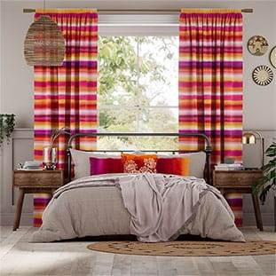 Acquerello Righe Tramonto Tendaggi anteprima immagine