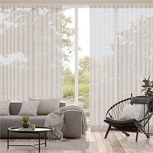 Voile Grigio Salvia Tende a onda anteprima immagine