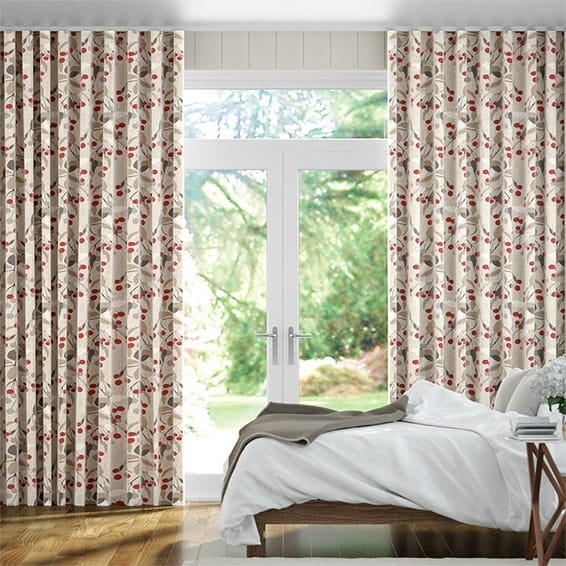 Tenda a binario Cherries Lino