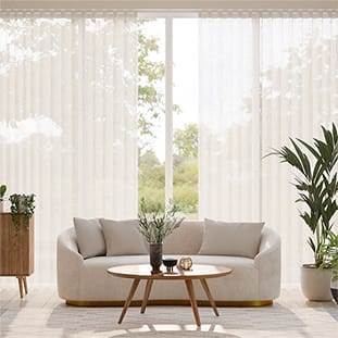 Voile Lumina Bianco Tende a onda anteprima immagine