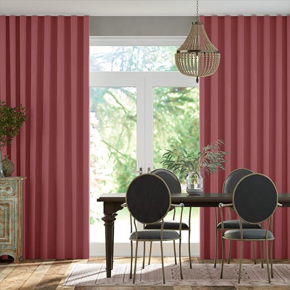 Tenda a binario Lino Rivage Rosa Rouge
