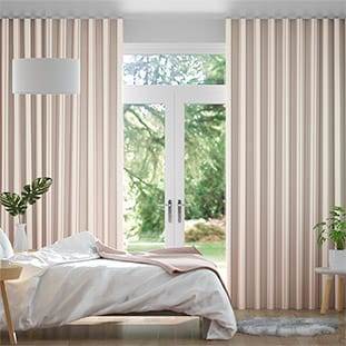 Righe Twill Cipria Tende a onda anteprima immagine