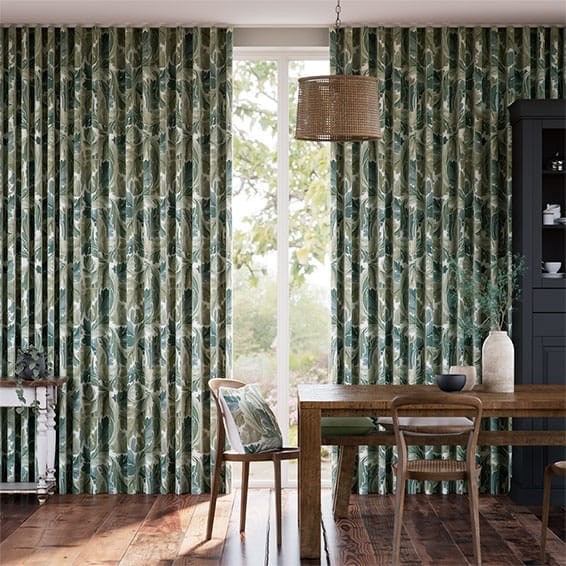 Tenda a binario William Morris Acanto Celeste
