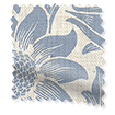 William Morris Girasole Blu Tende a binario Immagine campione