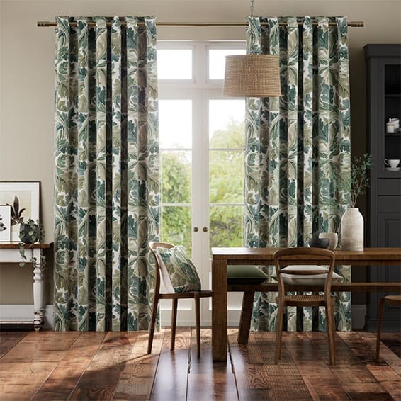 Tendaggi William Morris Acanto Celeste