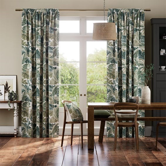 Tendaggi William Morris Acanto Celeste